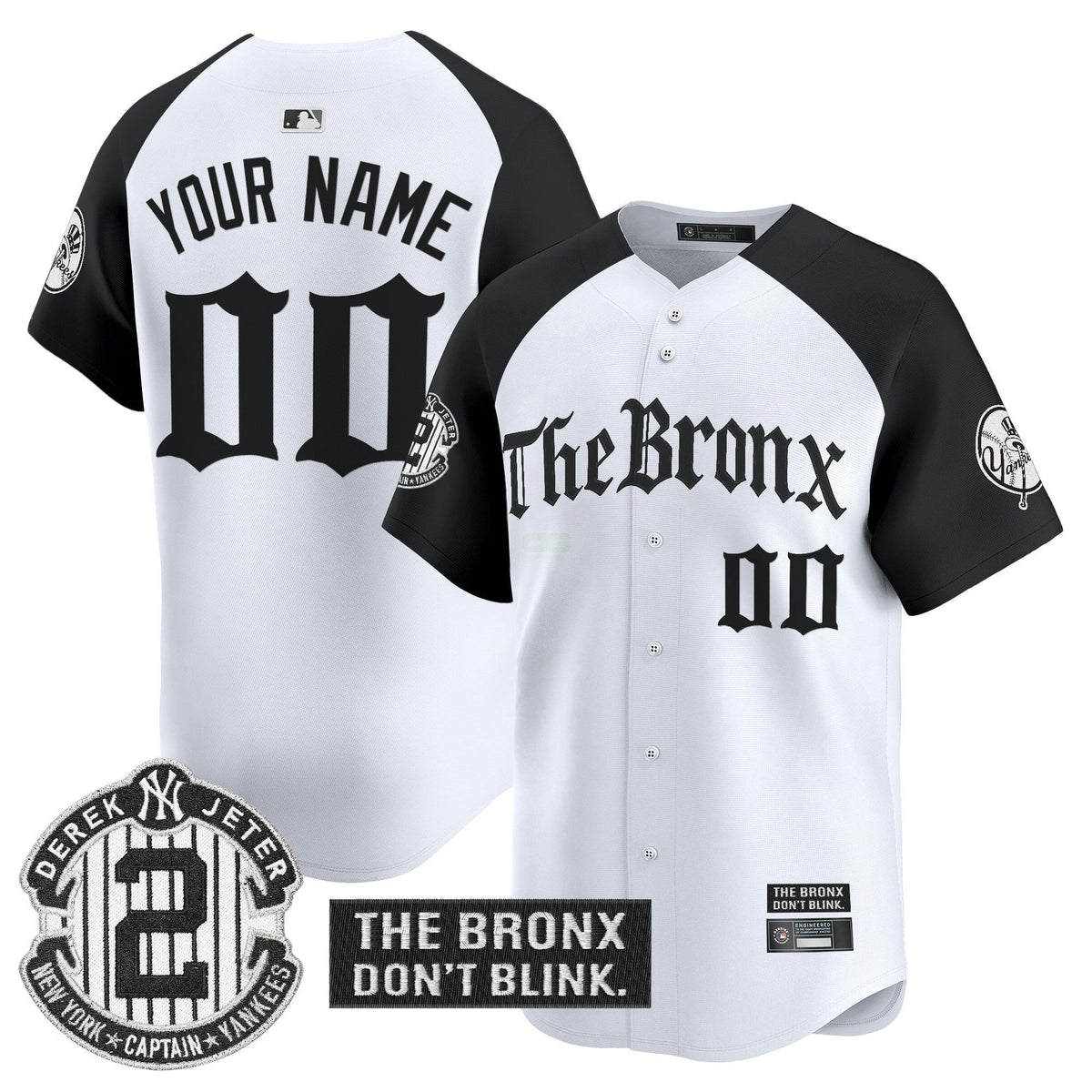MLB ‘The Bronx – Gothic Ink Drop Edition’ Vapor Premier Limited Jersey