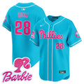MLB Philadelphia Phillies Unisex Barbie Patch Vapor Premier Limited Jersey
