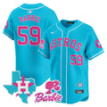 MLB Houston Astros Unisex Barbie Patch Vapor Premier Limited Jersey