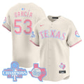 MLB Unisex Texas Bubblegum Pink Vapor Premier Limited Jersey