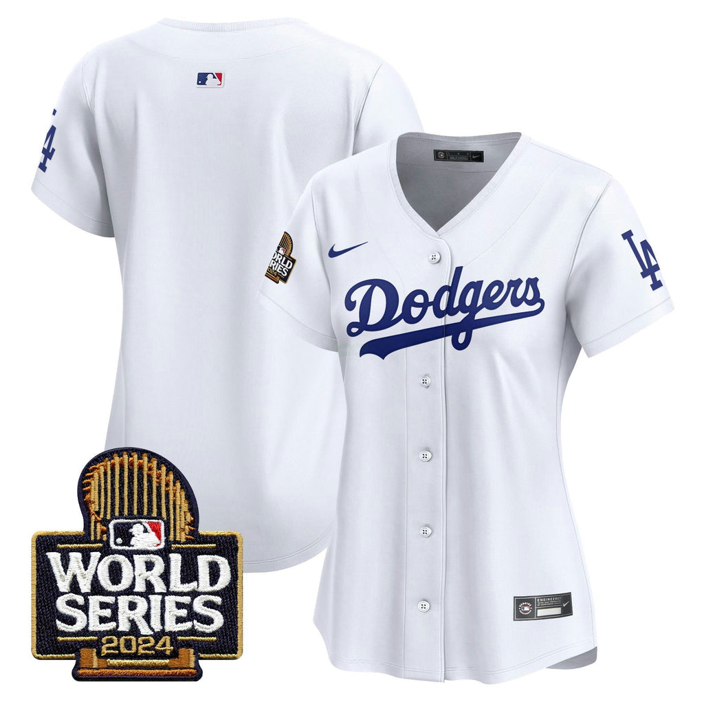 MLB Los Angeles Dodgers Women’s 2024 World Series Vapor Premier Limited Jersey