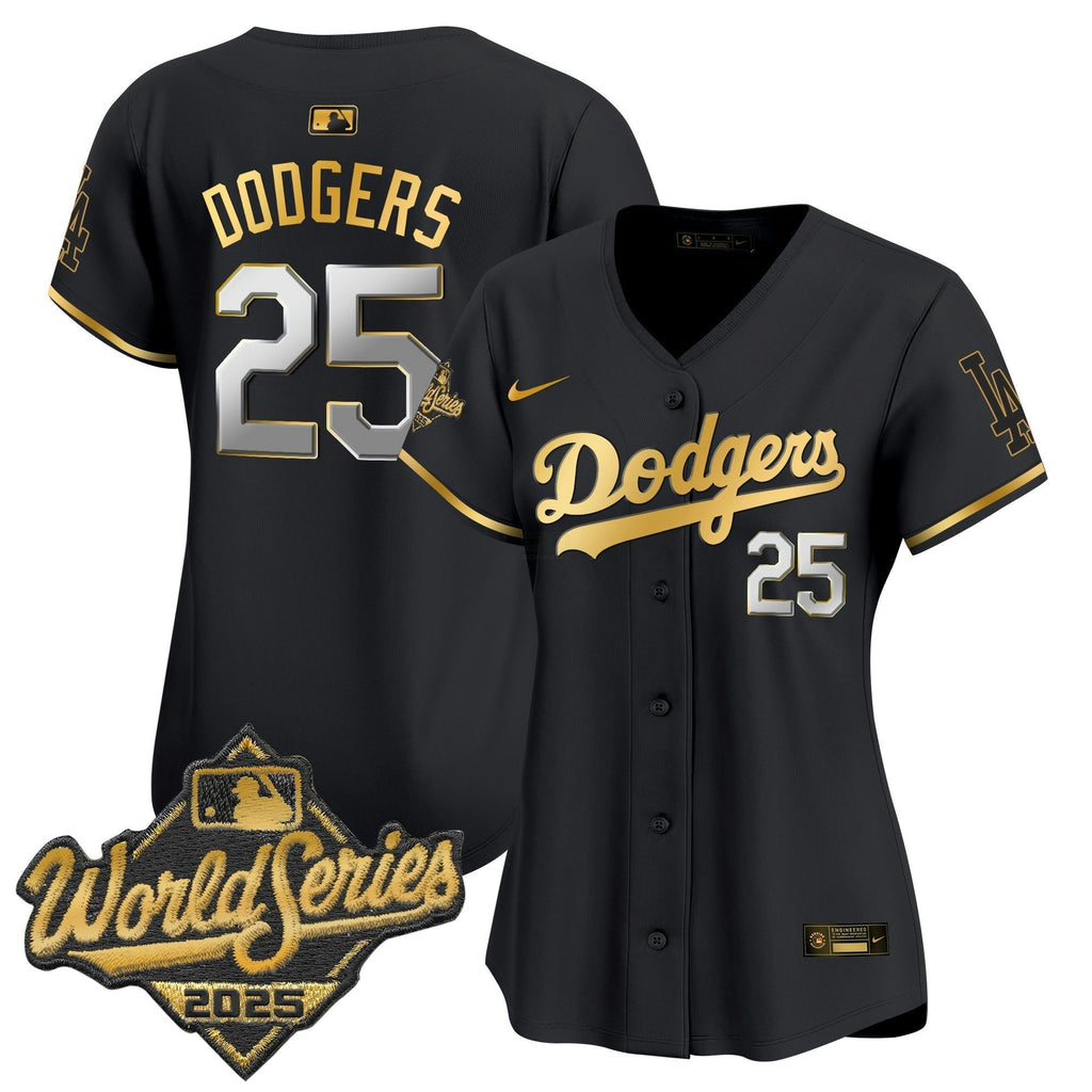 MLB Women’s 2025 World Series Gold Trim Vapor Premier Limited Jersey