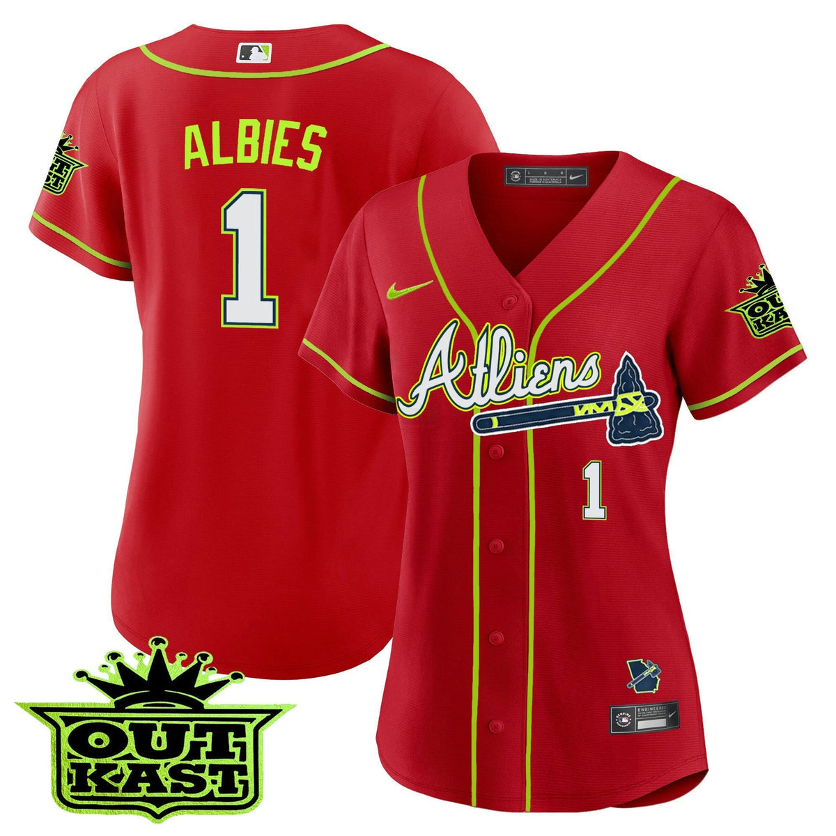 MLB Women’s Atlanta Atliens Jersey