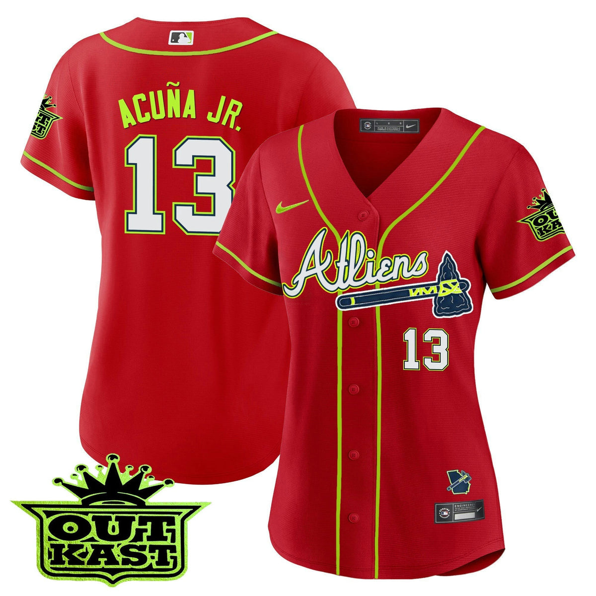 MLB Women’s Atlanta Atliens Jersey