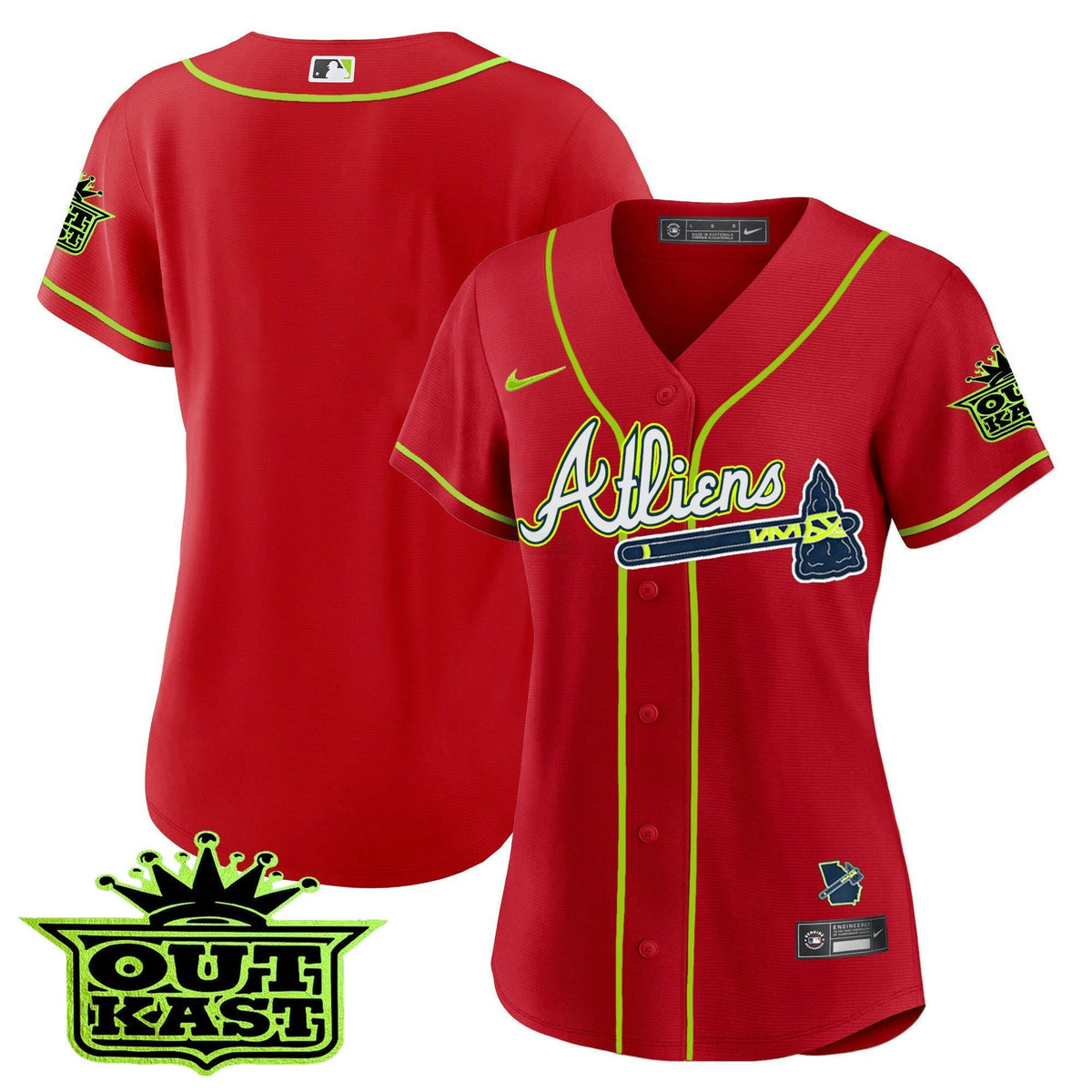 MLB Women’s Atlanta Atliens Jersey