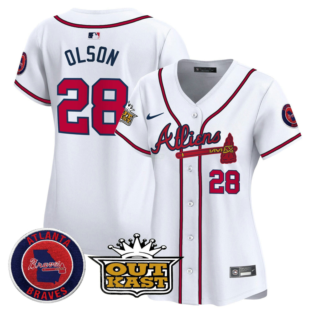 MLB Women’s Atlanta Atliens Vapor Premier Limited Jersey