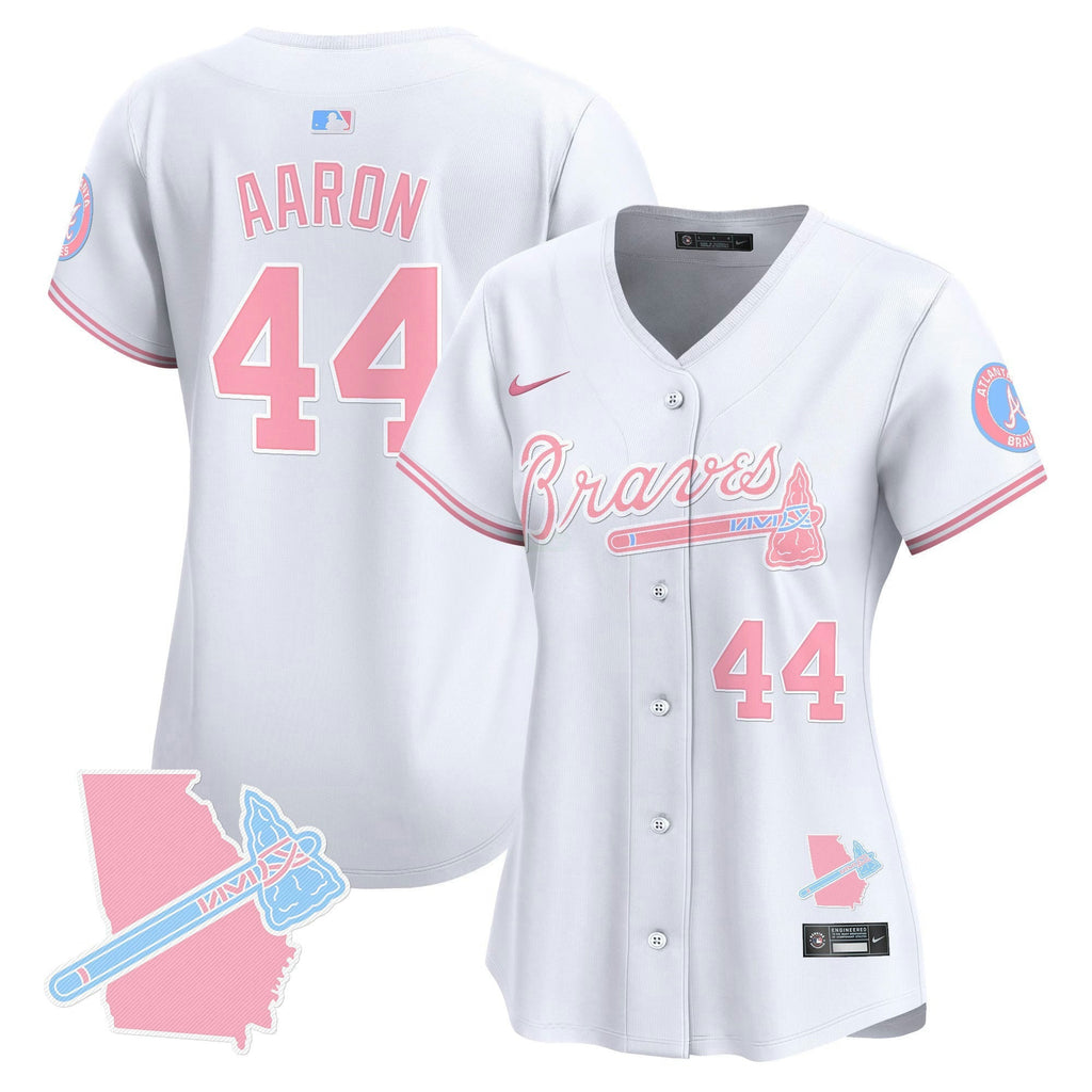 MLB Women’s Atlanta Bubblegum Pink Vapor Premier Limited Jersey