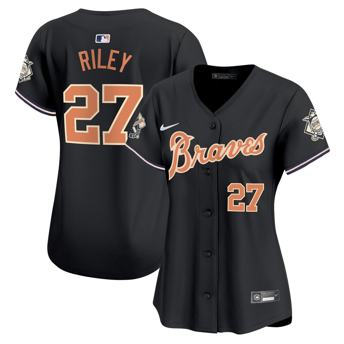 MLB Women’s Atlanta Peaches n’ Creme Vapor Premier Limited Jersey
