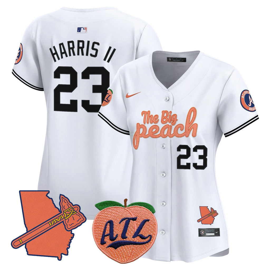 MLB Women’s Atlanta The Big Peach Vapor Premier Limited Jersey