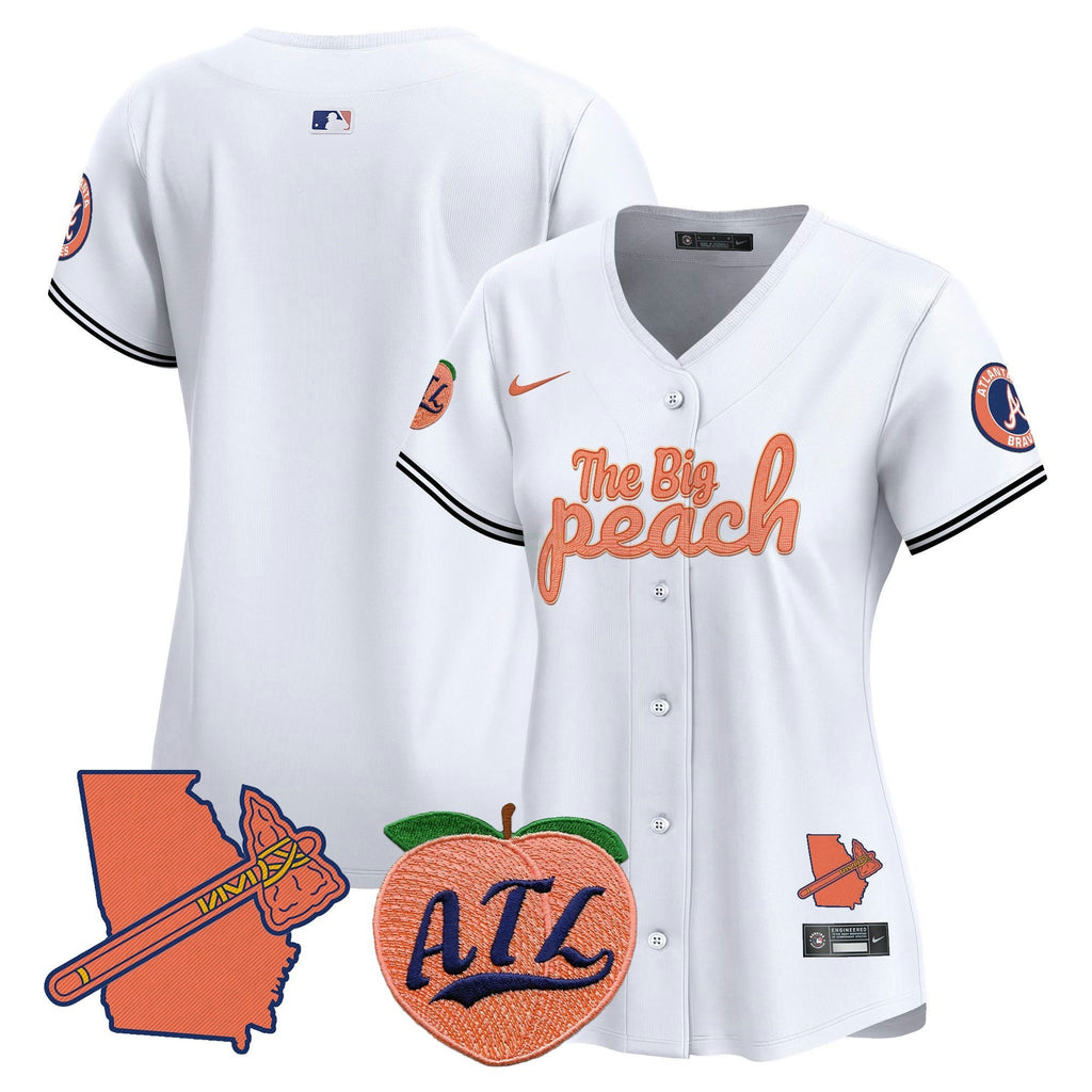 MLB Women’s Atlanta The Big Peach Vapor Premier Limited Jersey