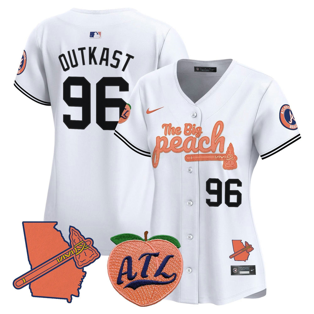 MLB Women’s Atlanta The Big Peach Vapor Premier Limited Jersey V2