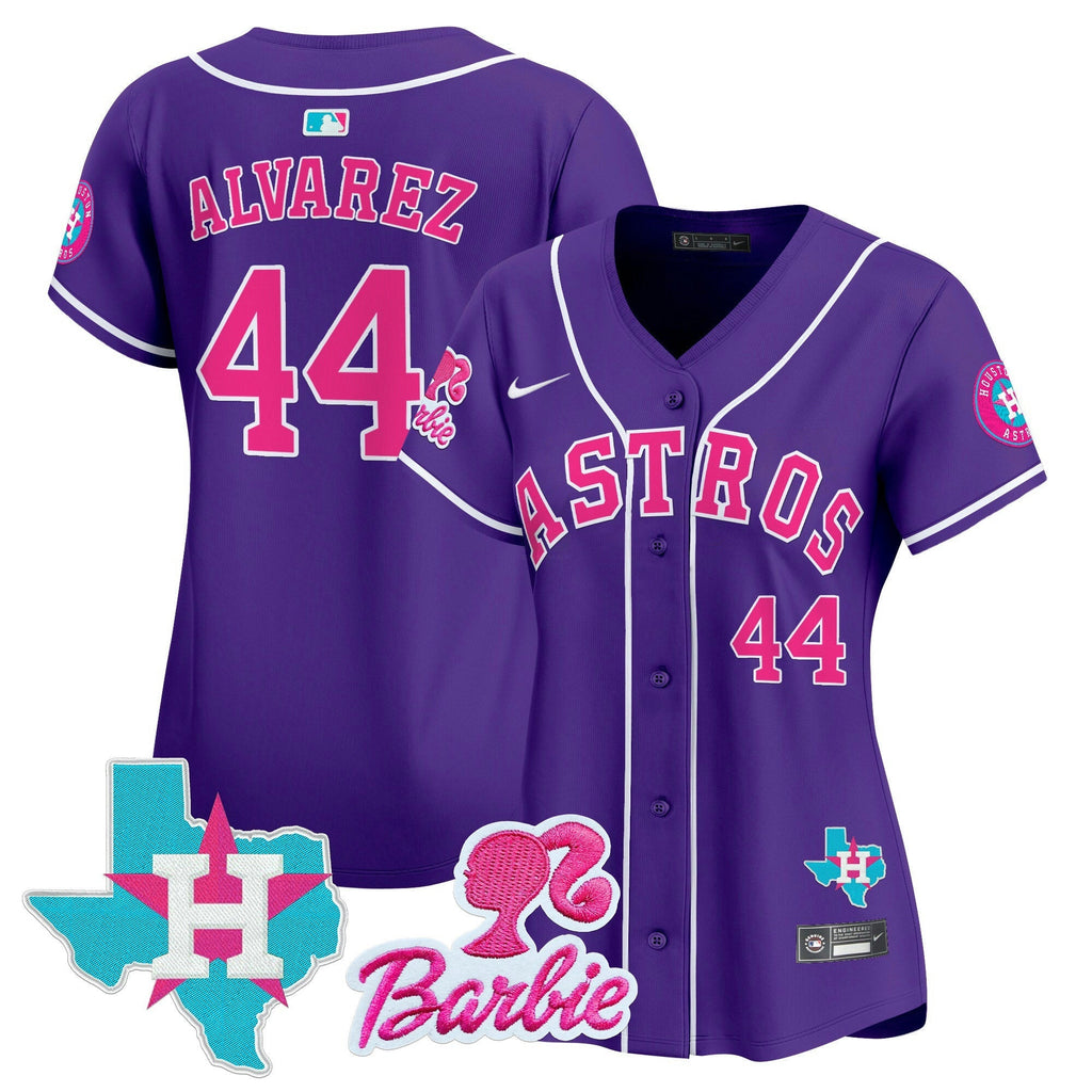 MLB Women’s Barbie Patch Vapor Premier Limited Jersey