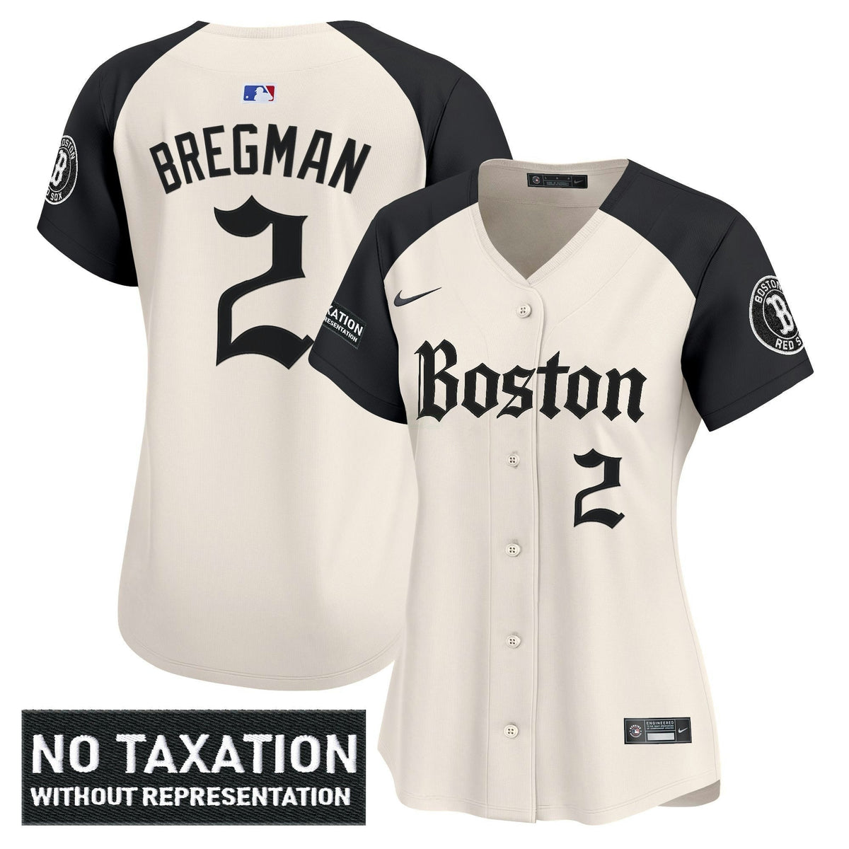 MLB Women’s Boston ‘Retro Newspaper Edition’ Vapor Premier Limited Jersey