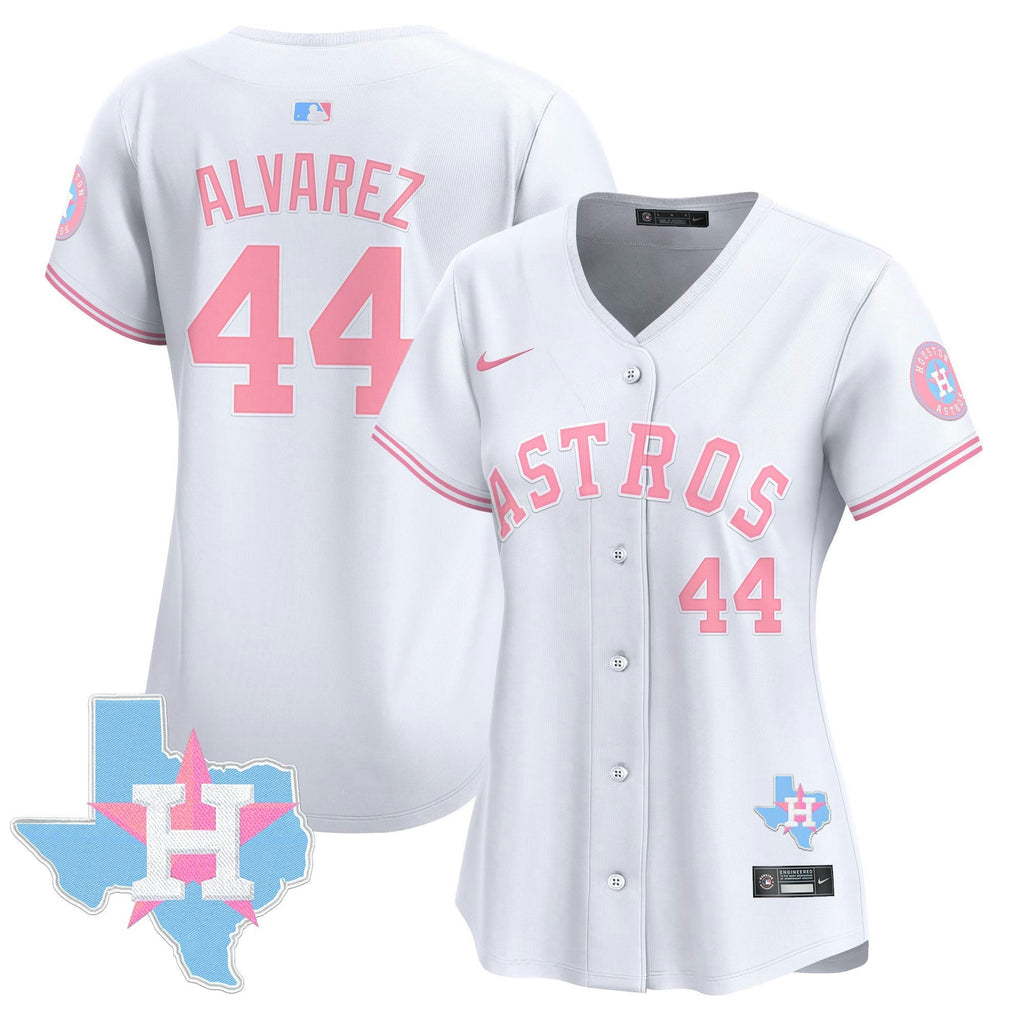 MLB Houston Astros Women’s Bubblegum Pink Vapor Premier Limited Jersey