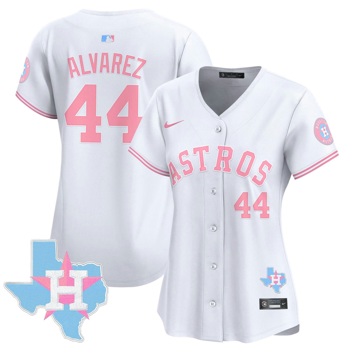 MLB Houston Astros Women’s Bubblegum Pink Vapor Premier Limited Jersey