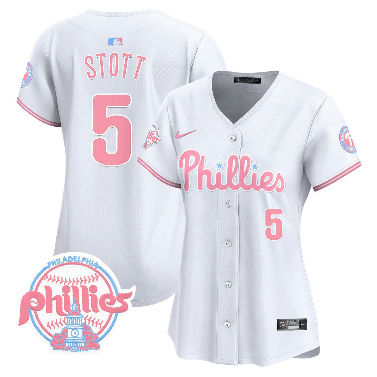 MLB Women’s Bubblegum Pink Vapor Premier Limited Jersey V2
