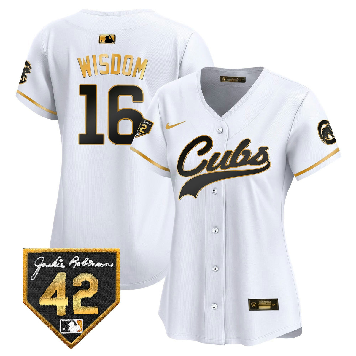 MLB Women’s Chicago Jackie Robinson Patch Vapor Premier Limited Jersey