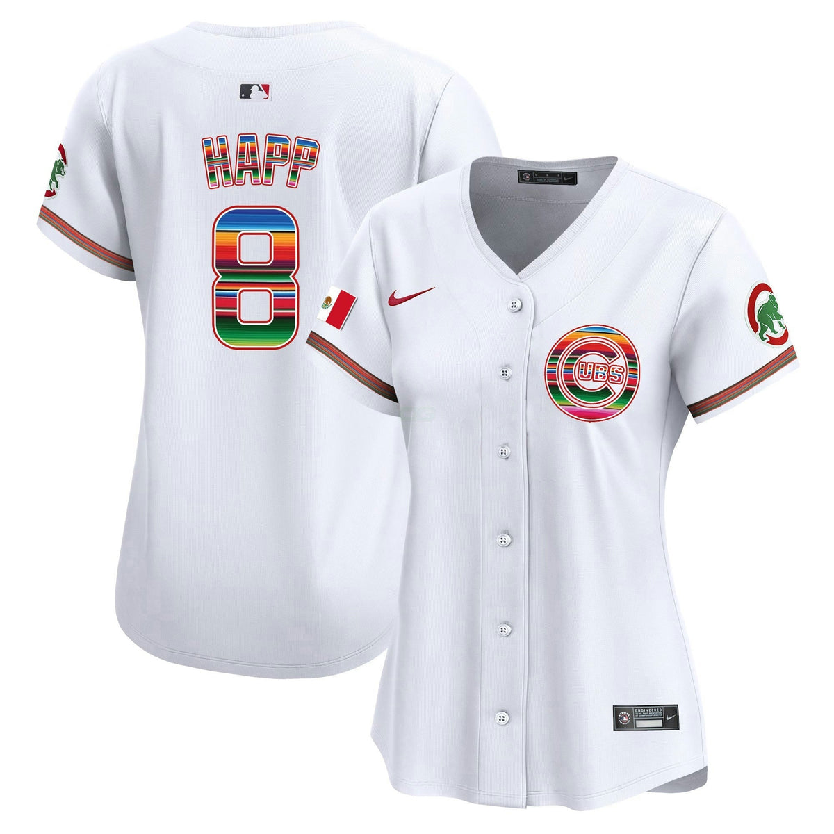 MLB Chicago Cubs Women’s Chicago Mexico Vapor Premier Limited Jersey