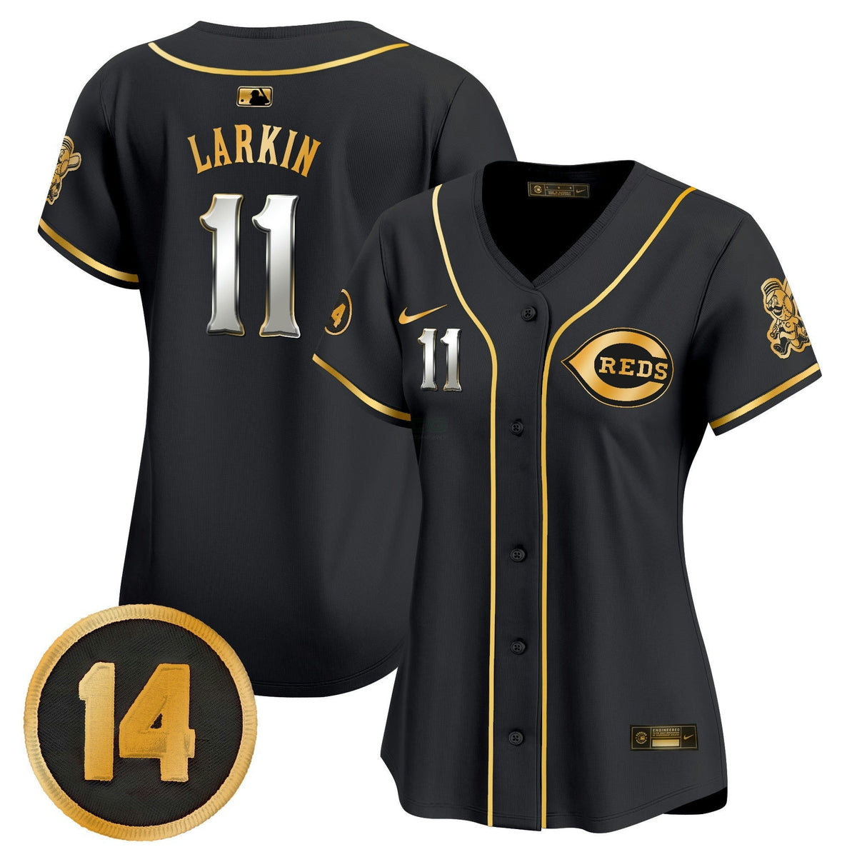 MLB Women’s Cincinnati Pete Rose Patch Vapor Premier Limited Jersey