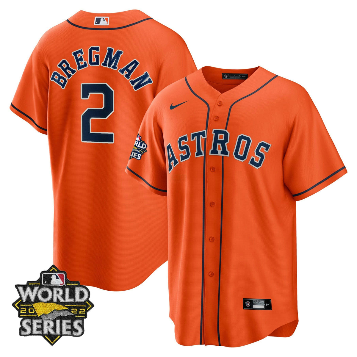 MLB Women’s Houston Alternate 2022 World Series Player Jersey