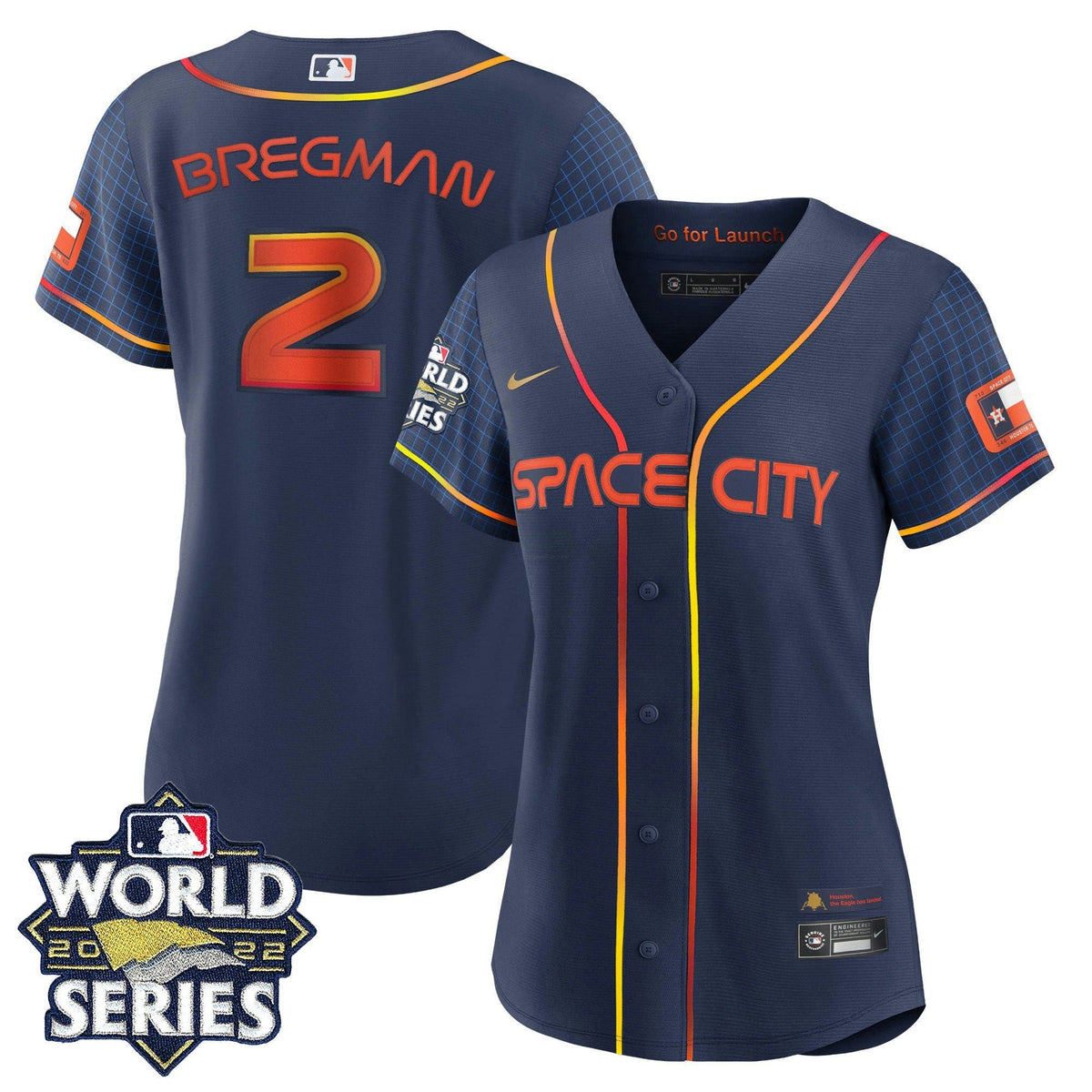MLB Women’s Houston Space City 2022 World Series Jersey - Women