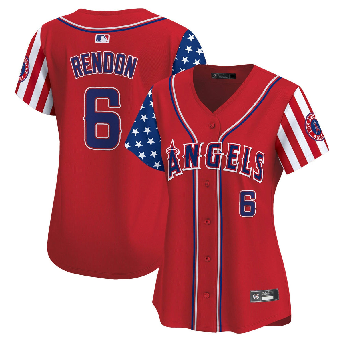 MLB Women’s Los Angeles 2025 Independence Day Vapor Premier Limited Jersey