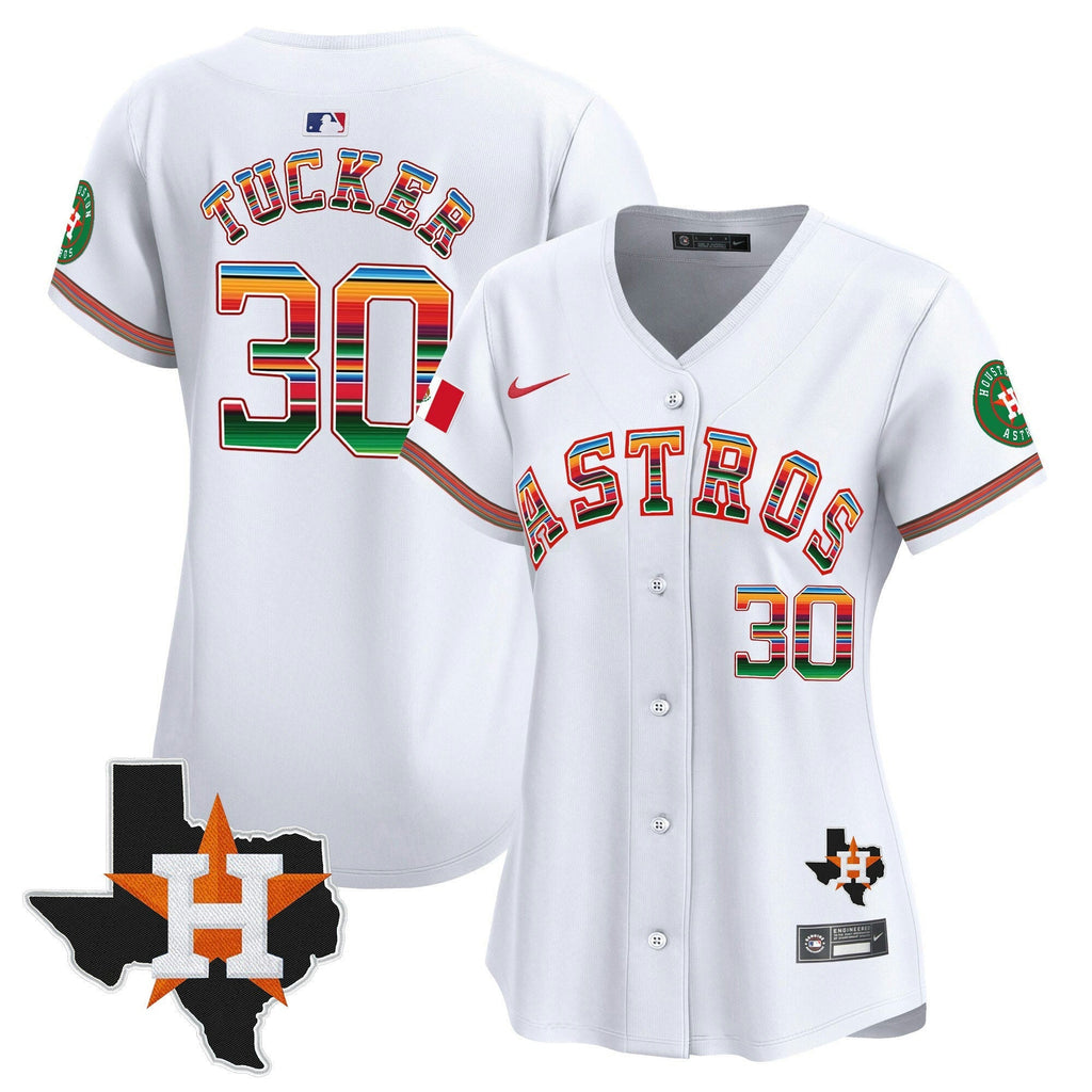 MLB Women’s Mexico Texas Patch Vapor Premier Limited Jersey