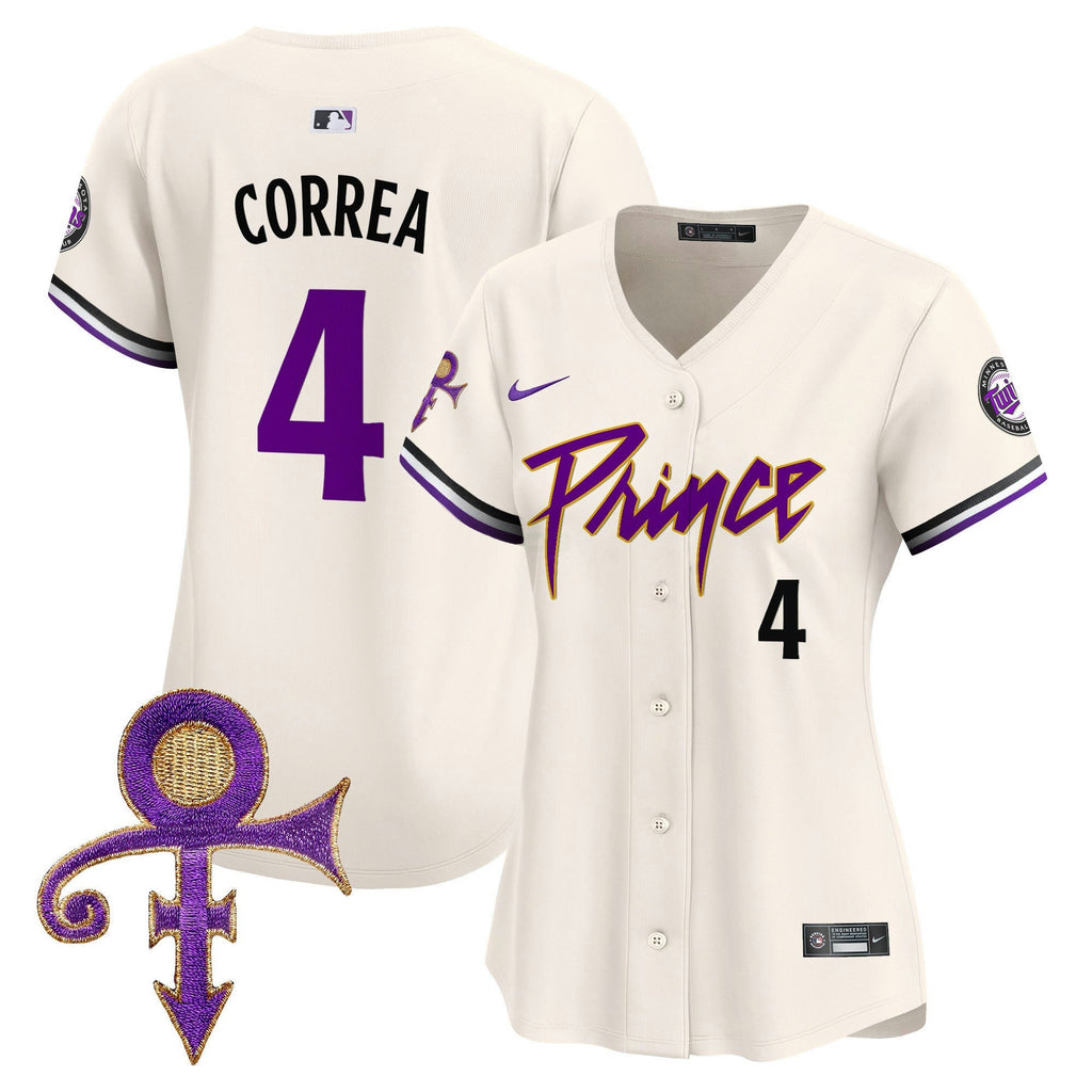 MLB Women’s Minnesota Prince Patch Vapor Premier Limited Jersey