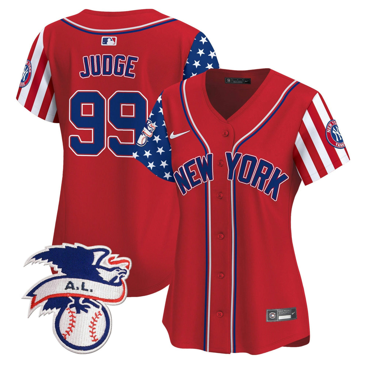 MLB Women’s New York 2024 Fourth of July Vapor Premier Limited Jersey V6