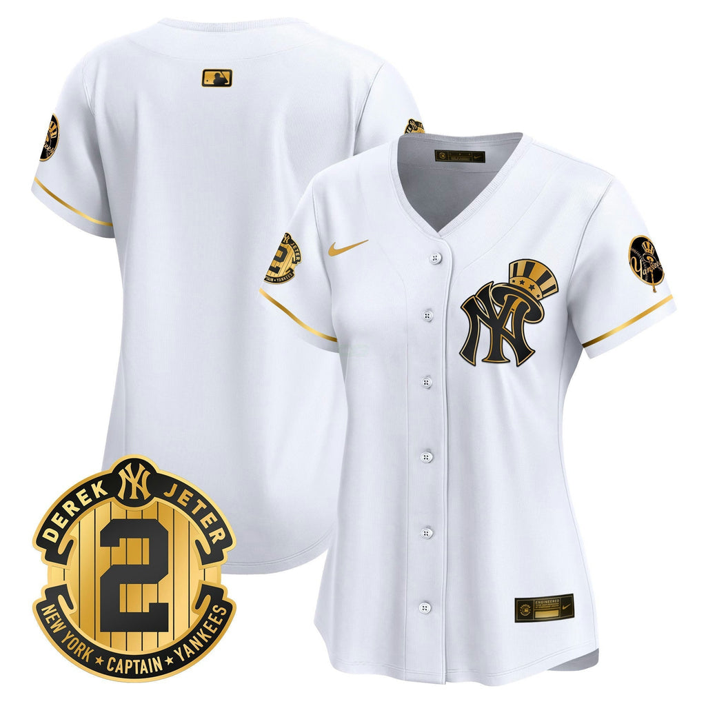 MLB Women’s New York Derek Jeter Patch Vapor Premier Limited Jersey V2