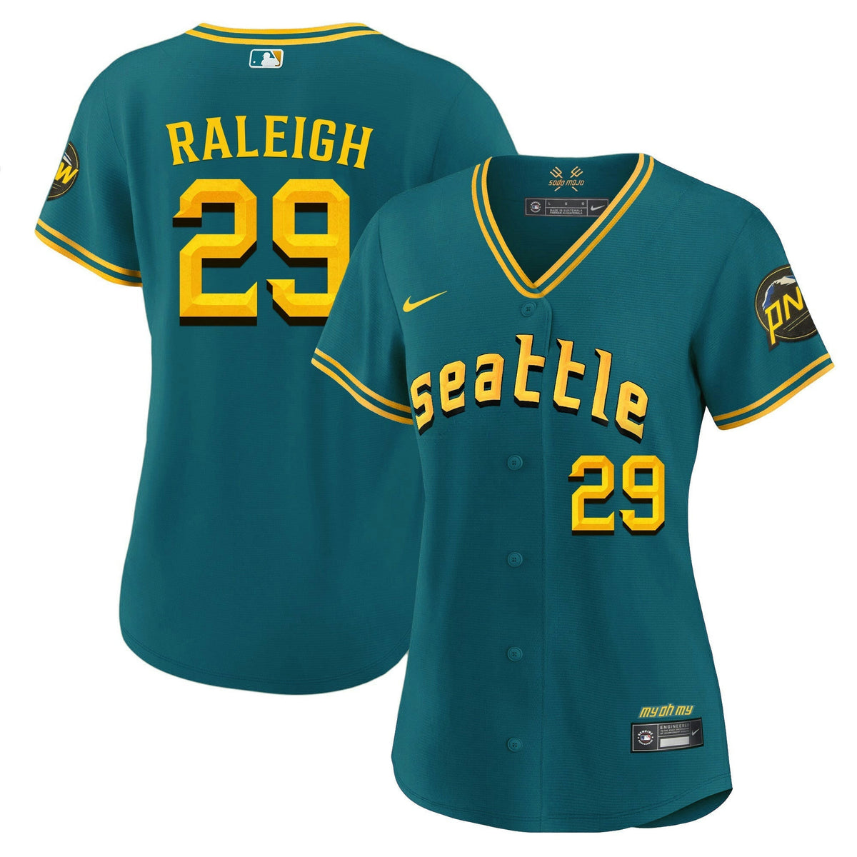 MLB Women’s Seattle 2023 City Connect Fan Made Jersey