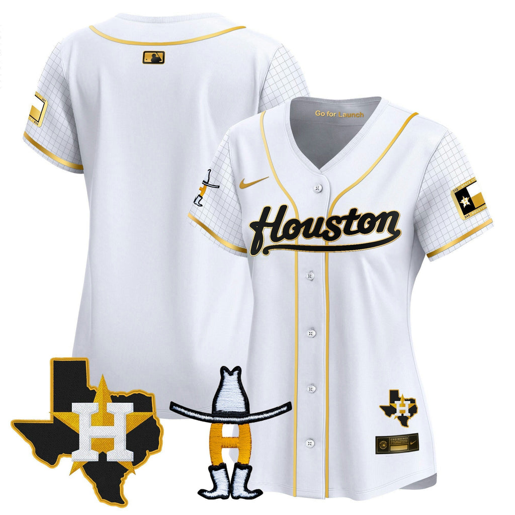 MLB Women’s Space City Houston Rodeo Patch Vapor Premier Limited Jersey