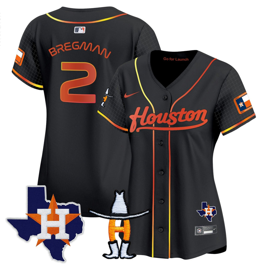 MLB Women’s Space City Houston Rodeo Patch Vapor Premier Limited Jersey