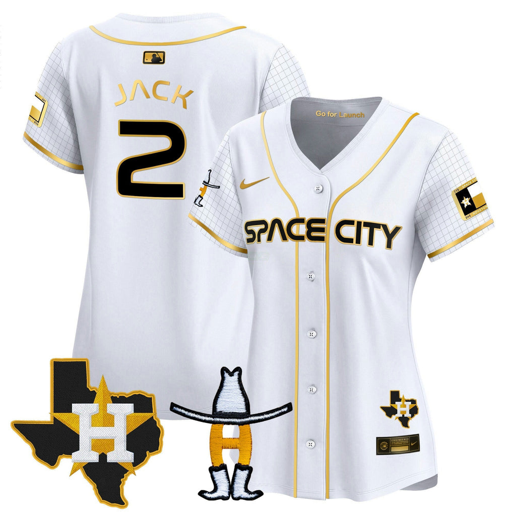 MLB Women’s Space City Texas Patch Vapor Premier Limited Jersey