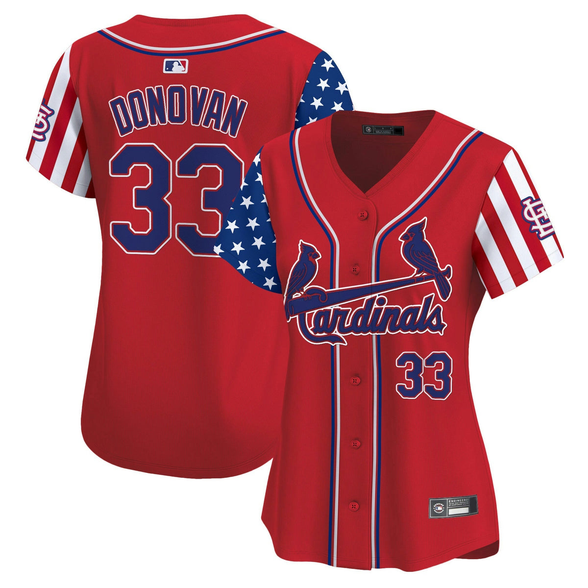 MLB Women’s St. Louis 2025 Independence Day Vapor Premier Limited Jersey V2