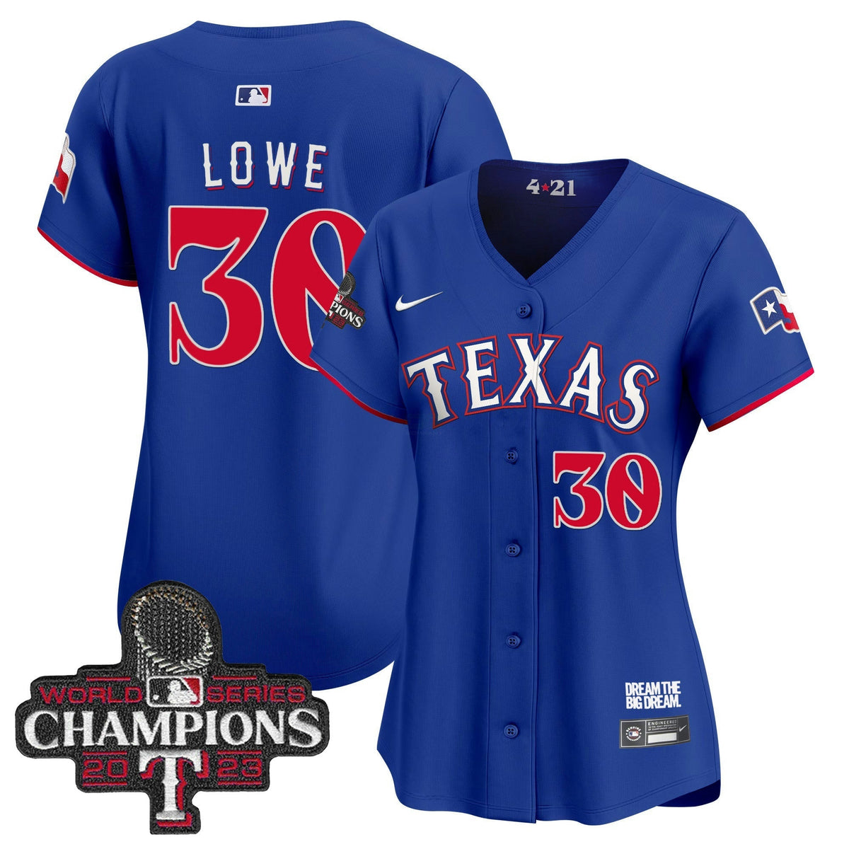 MLB Women’s Texas 2023 World Series Champions City Connect Vapor Premier Limited Jersey