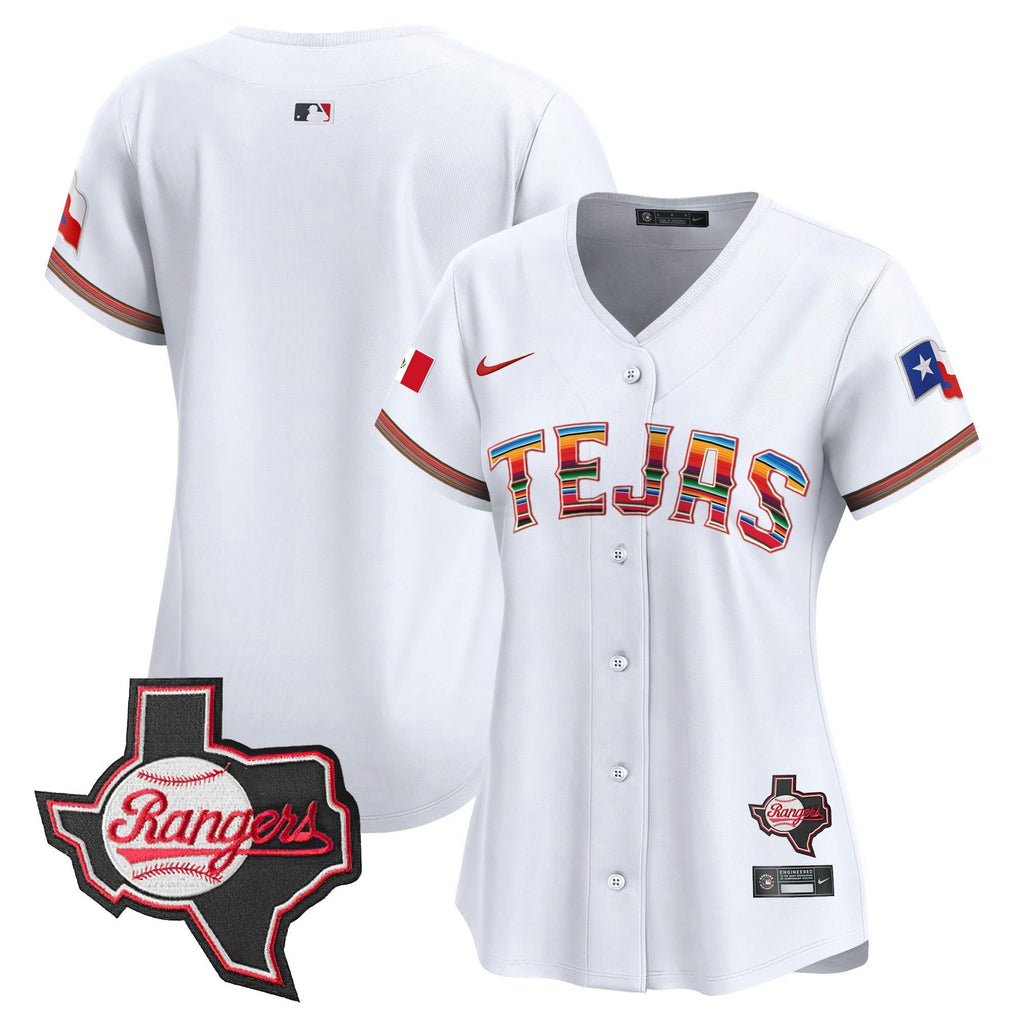 MLB Women’s Texas Mexico Texas Patch Vapor Premier Limited Jersey