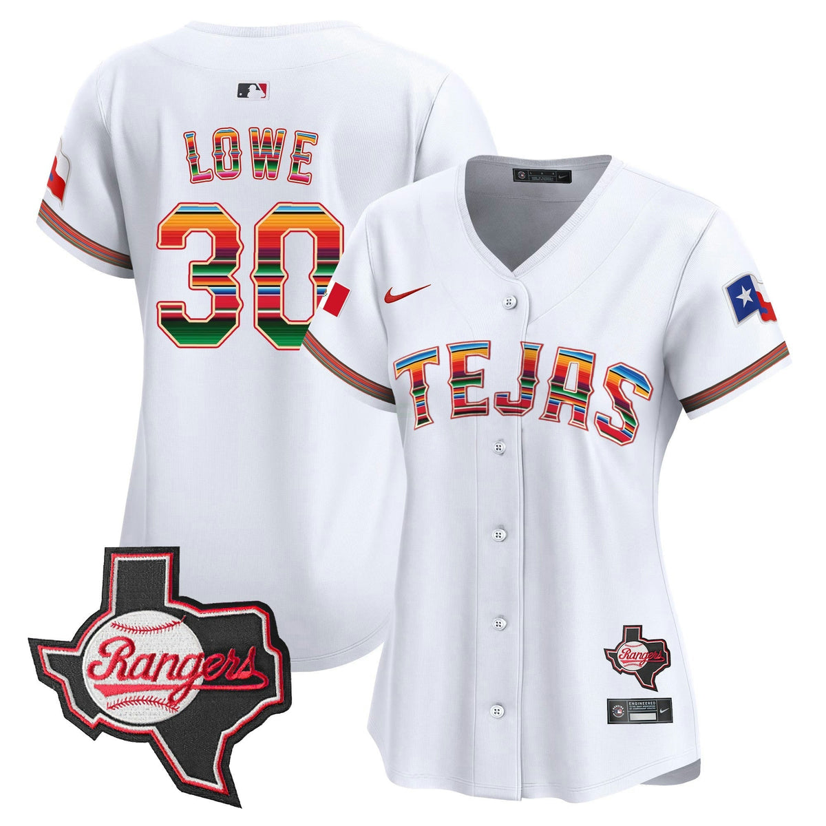 MLB Women’s Texas Mexico Texas Patch Vapor Premier Limited Jersey