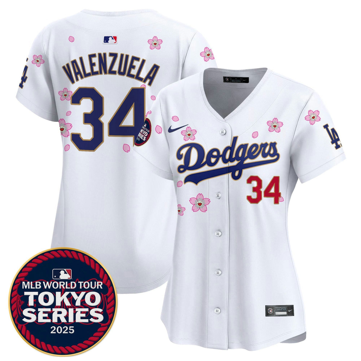 MLB Women’s Tokyo Series 2025 Gold Trim Vapor Premier Limited Jersey – Stitched