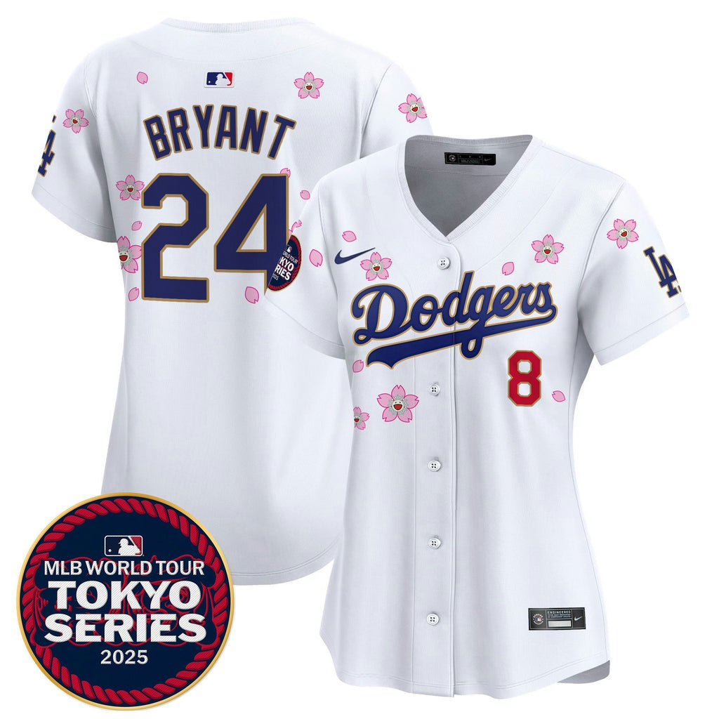 MLB Women’s Tokyo Series 2025 Gold Trim Vapor Premier Limited Jersey – Stitched