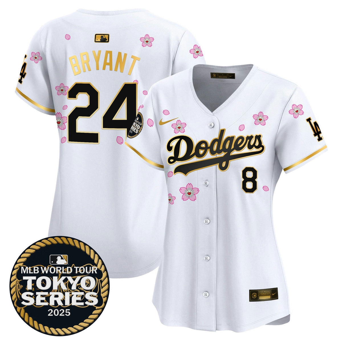 MLB Women’s Tokyo Series 2025 Gold Trim Vapor Premier Limited Jersey V2 – Stitched