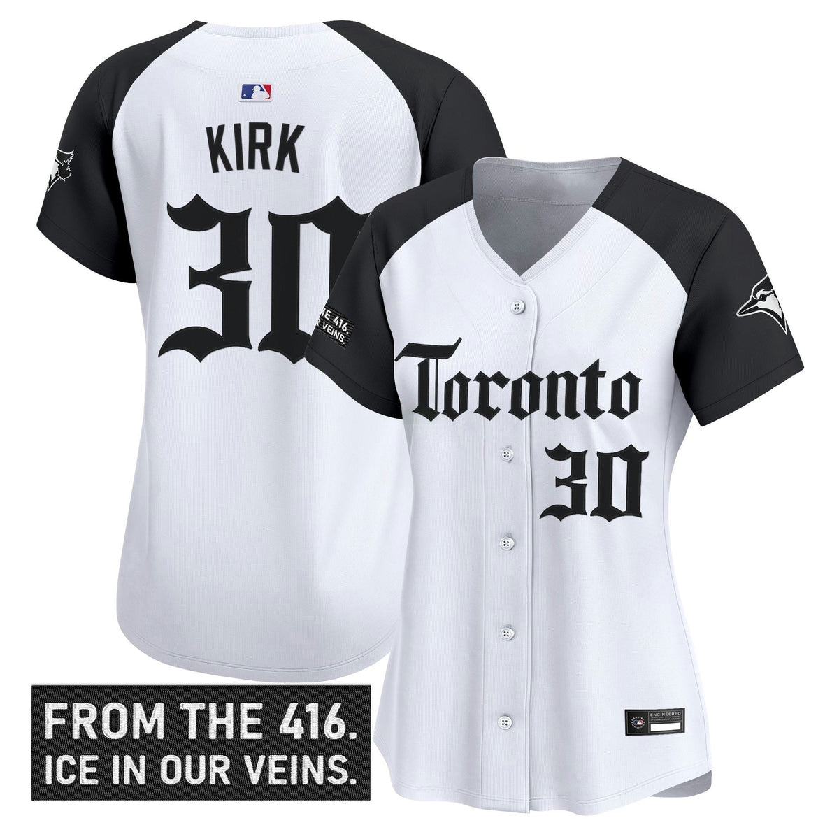 MLB Women’s Toronto ‘Gothic North Edition’ Vapor Premier Limited Jersey