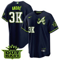 MLB Youth’s Atlanta Atliens The A Cool Base Jersey