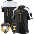 NCAA 100th Memorial Stadium Patch Gold Vapor Limited Jersey