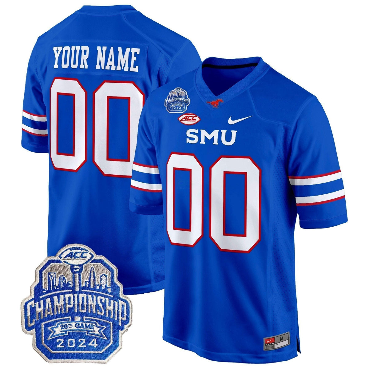 NCAA 2024 ACC Championship Patch Game Jersey - Custom