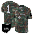 NCAA Ohio State Buckeyes 2024 Military Vapor Limited Jersey