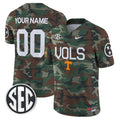 NCAA Tennessee Volunteers 2024 Military Vapor Limited Jersey - Custom