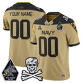 NCAA Navy Midshipmen 2024 Vapor Limited Jersey - Custom