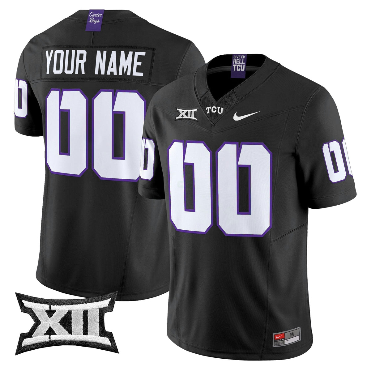 NCAA TCU Horned Frogs 2024 Vapor Limited Jersey - Custom