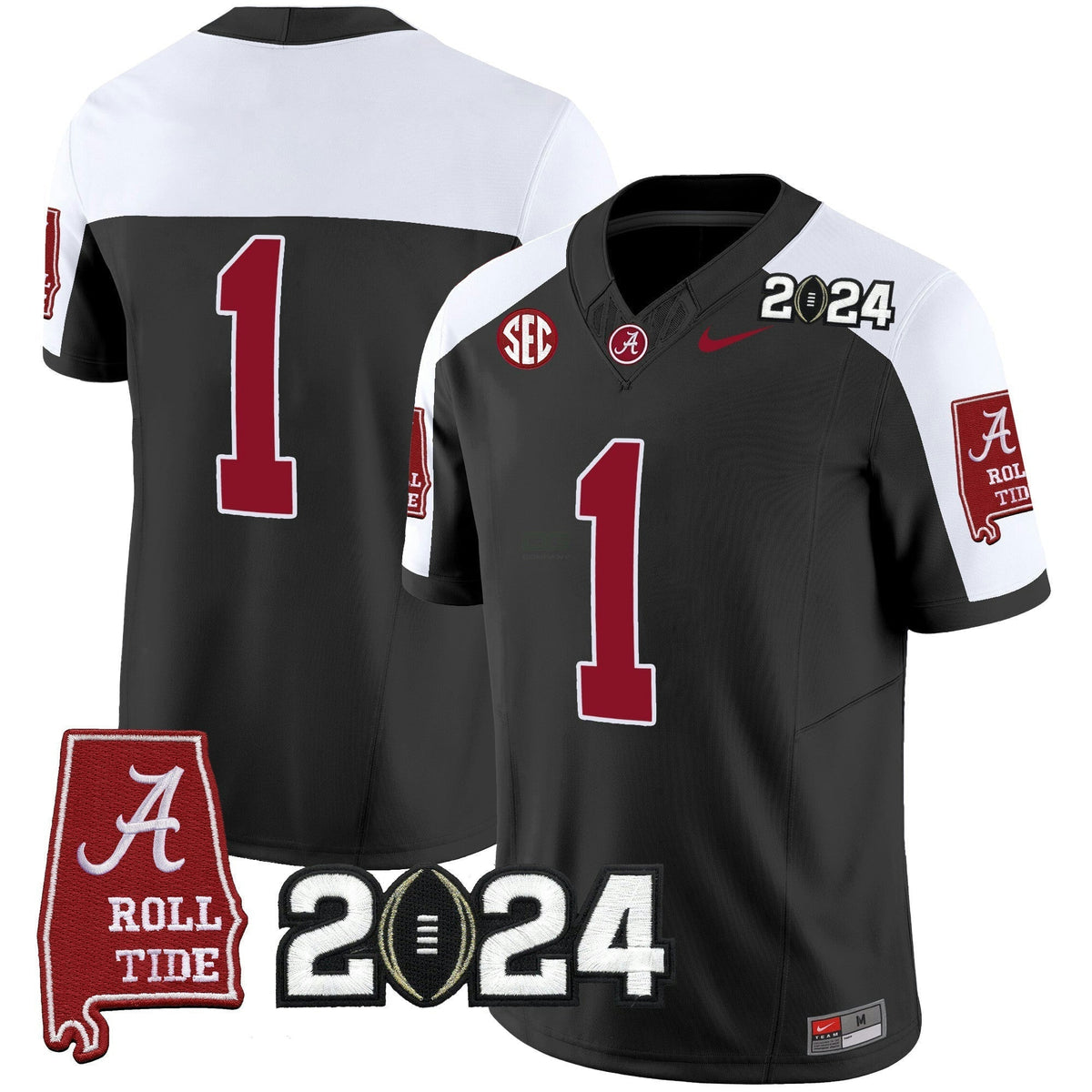 NCAA Alabama Crimson Tide 2024 Vapor Limited Jersey